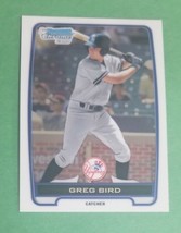 2012 Bowman Chrome Prospects Greg Bird 1ST Bowman Rc #BCP98 Yankees Free Ship - £1.42 GBP