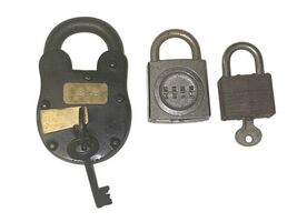 Lot Vintage Keys & Padlocks Mixed Metal Key Rings Antique Skeleton Key Set 4lbs image 2