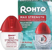 Rohto Maximum Strength Eye Drops, Redness Relief for Itchy Eye, Dry Eye ... - $10.67