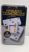 FACTORY SEALED - Double Six Dominoes Cardinal Game Set - (28 Color Dots)... - $9.85