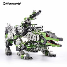 Microworld 3D Metal Mechanical Crocodile Puzzle Marsh Gavial Assemble Mo... - £70.79 GBP