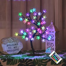  Cherry Blossom Tree Lamp with Remote Control 1.5ft 40 LED - £26.65 GBP