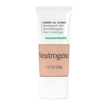 Neutrogena Clear Coverage Flawless Matte CC Cream, Barley Beige, 1 oz.. - £23.73 GBP