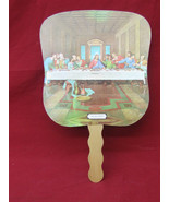 Vintage Paper Hand Fan Paddle Fan Advertisement Willey Drug Co Richmond Va - £19.37 GBP