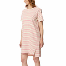 Buffalo Ladies&#39; Size Large (12-14) Short Sleeve Striped Dress, Pink Stripes - $21.99