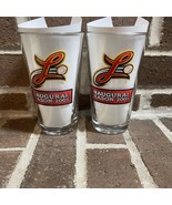 LANCASTER BARNSTORMERS 2005 Inaugural Season 2 Retired Beer Pint Glasses - $256.40 MXN