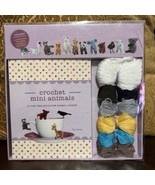 Crochet Mini Animals Everything To Make 12 Critters Crochet Kit Free Shi... - £9.39 GBP