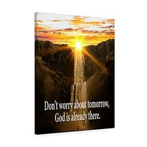 Express Your Love Gifts Scripture Canvas Don&#39;t Worry Christian Wall Art Bible Ve - $138.59