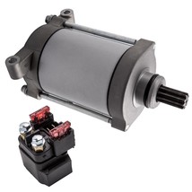 Starter Motor &amp; Relay Solenoid for Yamaha ATV Kodiak 400 2000-2006 401cc - £110.01 GBP