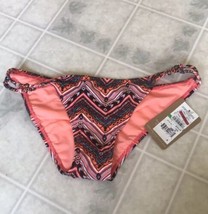 Hobie String bead Bikini Bottom Orange Bottoms Tribal Swimwear Size L - $21.49