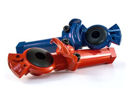 MAXXGRIP POWDER-COATED LONG GLADHAND SET SERVICE &amp; EMERGENCY RED &amp; BLUE ... - $559.30 MXN