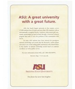 1996 ASU Arizona State University Print Ad College 8.5&quot; x 11&quot; - €17,33 EUR