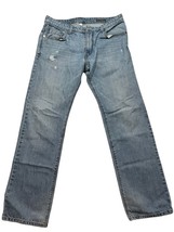 Levi&#39;s Silvertab Slim Straight Distressed Blue Jeans Flap Pockets Men&#39;s ... - $550.67 MXN