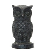 Vintage Cast Iron Owl Figure Statue Paperweight Art Nouveau Bird Collect... - $30.00