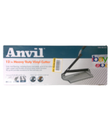 USED - Anvil Vinyl Tile Cutter, 12&quot; Heavy Duty Steel Blade, Die-Cast Alu... - £35.19 GBP