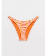 American Eagle Aerie Cheeky Low Rise Metallic Bikini Bottom LARGE Orange... - €19,31 EUR