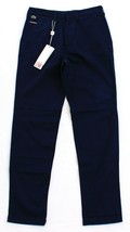 Lacoste Marine Blue Button Fly  5 Pocket Cotton Casual Pants Women&#39;s NWT - £78.68 GBP