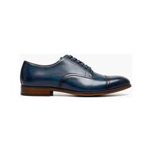 Stacy Adams William Cap Toe Oxford Leather Shoes Navy 25719-410 image 2