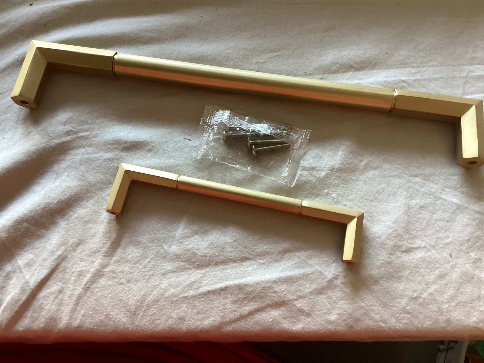 Signature Hardware 450296 12&quot; Lunata Solid Brass Appliance Pull - Satin ... - $62.90
