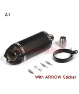 Universal Motorcycle Exhaust Muffler Pipe Motorcross Echappement Moto Ca... - $341.30 CAD+