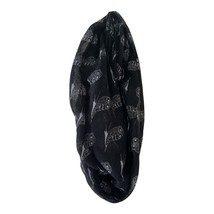 Copper Key Black Infinity Scarf with White Owl Print | 64” Loop | One Si... - $279.60 MXN