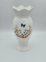 Aynsley Cottage Garden Multicolored Butterfly Fine China Vase - $56.32