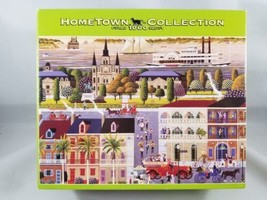 Hometown Rampart Street Jigsaw Puzzle 1000 Piece Heronim Mega Band Horses - $11.28