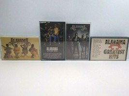 Alabama Lot Of 4 Cassette Audio Tapes Live Greatest Hits Just Us 40 Hour Week - $22.50