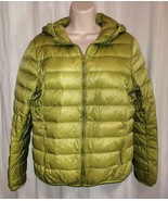 CHERRY CHICK Women Light Weight Down Jacket with Hood Size M Lime Green ... - £19.42 GBP