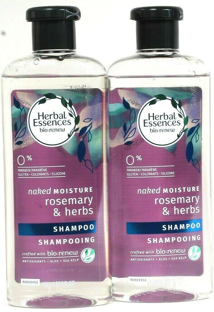 2 Ct Herbal Essences 13.5 Oz Bio Renew Naked Moisture Rosemary & Herbs Shampoo - $23.99