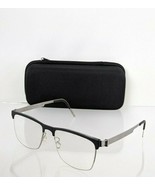Brand New Authentic LINDBERG Eyeglasses 9815 Black &amp; Silver P10 9815 50mm   - $7,342.06 MXN
