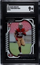 2022 Absolute Football Tyrion Davis-Price RC Red Card #126 NFL SF 49’ers - SGC 9 - £29.63 GBP