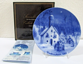 Vintage Berlin Design 2003 Weihnachten Collector Plate and Box  - $13.86