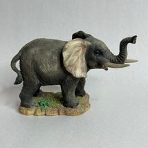 Vintage Enesco Elephant Figurine 1996 Realistic Animal Statue - $311.84 MXN