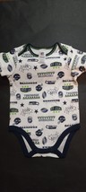 Seattle Seahawks Baby One Piece Shirt Size 3-6 Months NFL Football - £4.36 GBP