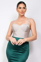 Women&#39;s Solid Sweetheart Cami Bodysuit - $18.43 CAD