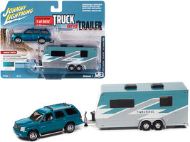 2005 Cadillac Escalade Teal Metallic with Camper Trailer Limited Edition to 6012 - £28.09 GBP