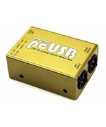 Whirlwind PCUSB USB interface converter box Connect your PC to Mixer or PA - $4,661.67 MXN