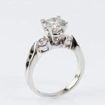 1.30 carat Round Brilliant Diamond Platinum Engagement Ring Size 5.75 - £6,528.28 GBP