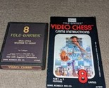 Video Chess (1978 Atari 2600) CX-2645 Cartridge And Manual Tested - $16.82