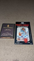 Video Chess (1978 Atari 2600) CX-2645 Cartridge And Manual Tested - £13.29 GBP