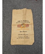 Bad Ass Coffee w/Attitude Kona Hawaii Burlap Bean Bag Wall Cafe - $24.70