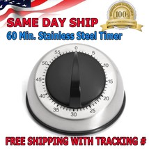 Long Ring Bell Alarm Loud 60-Minute Kitchen Cooking Wind Up Timer Mechan... - $15.99