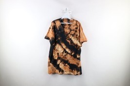 Vintage Streetwear Mens 2XL Distressed Acid Wash Pocket T-Shirt Cotton Trippy - £19.74 GBP