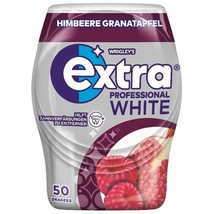 Wrigley&#39;s EXTRA White Raspberry Pomegranate Chewing gum -50pc-FREE SHIP - $9.36