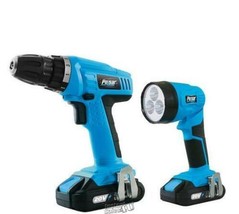 Pulsar 20V Cordless Drill & LED Light Combo - £59.55 GBP