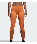 ADIDAS CD3120 Warp Knit SEAMLESS Tights Sport Hi-Res Orange / Black ( L ) - $162.36 CAD