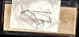 Wood Craft Pencil Box (NEW) - £3.93 GBP