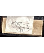 Wood Craft Pencil Box (NEW) - $4.90