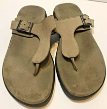 Aerosoles Cargo WIP Womens Thong Sandals Buckle Brown Size 9M - £10.07 GBP